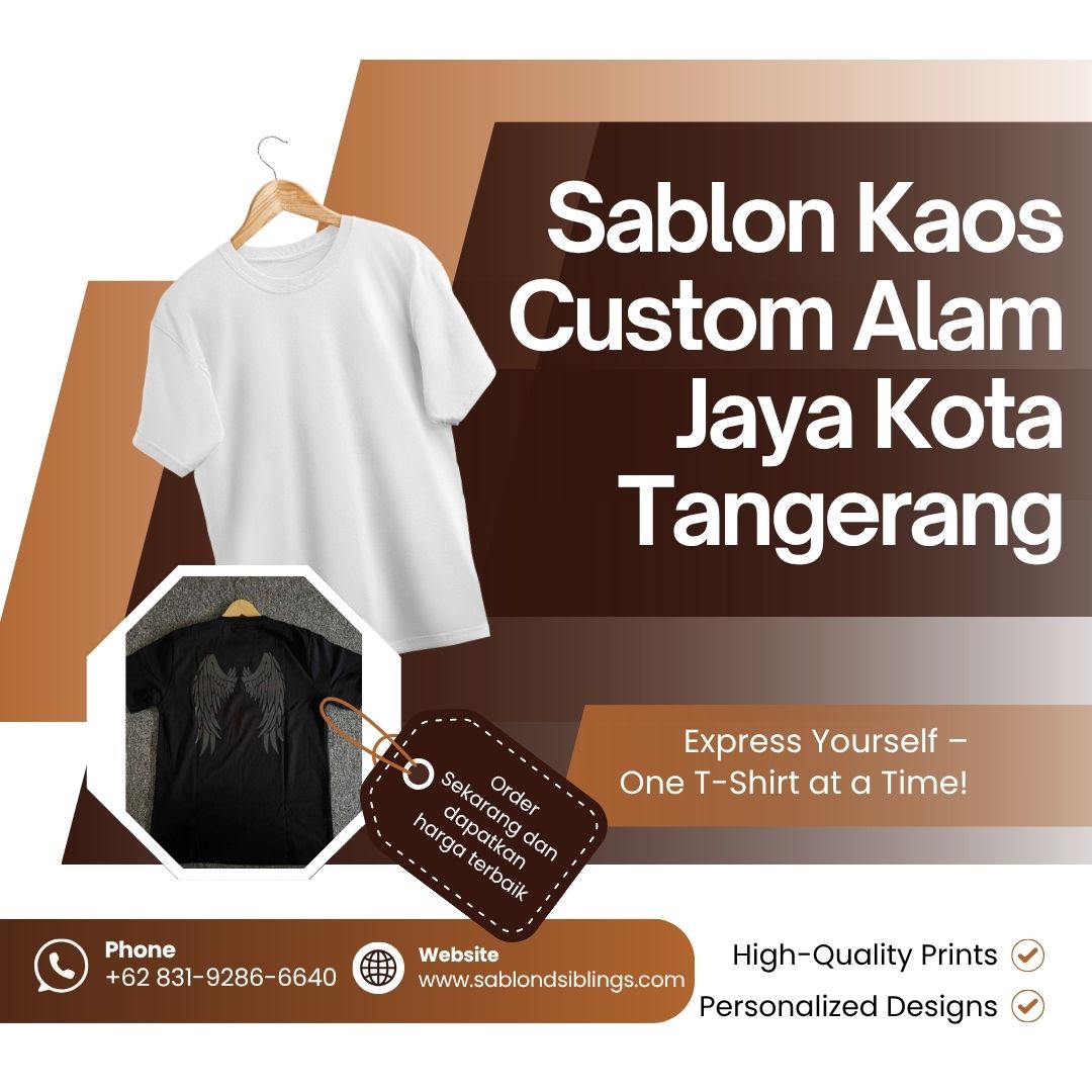Sablon Kaos Custom Alam Jaya Kota Tangerang