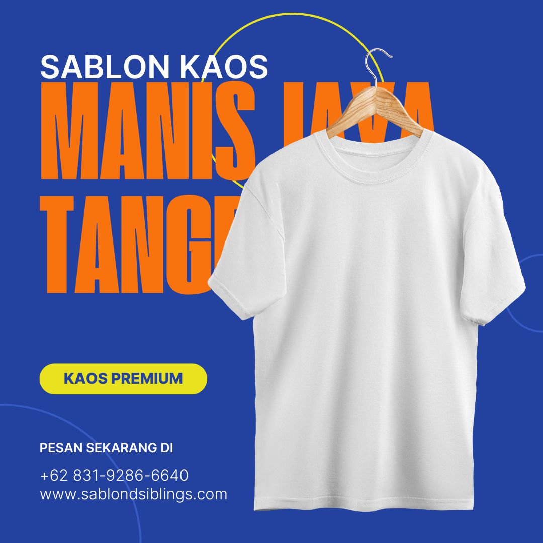 Sablon Kaos Manis Jaya Tangerang