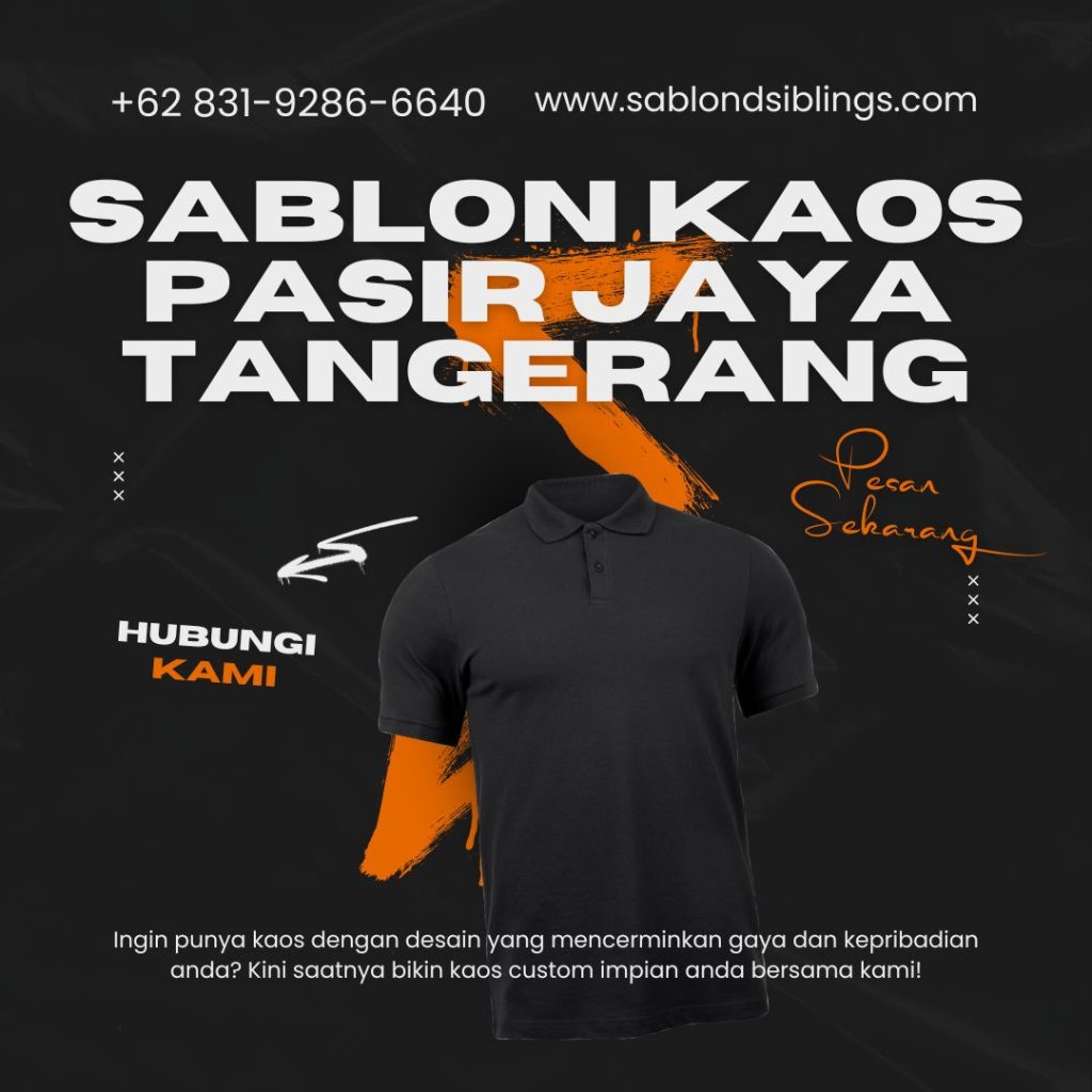 Sablon Kaos Pasir Jaya Tangerang