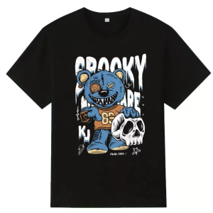 SIBLINGS Bear [A05] Kaos Distro T-Shirt Unisex Black