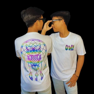 SIBLINGS Owl Kaos Distro T-shirt Unisex