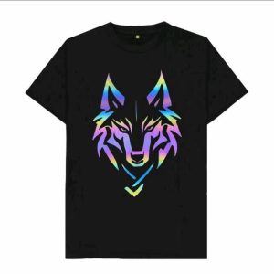SIBLINGS Wolf Kaos Distro T-Shirt Unisex Black