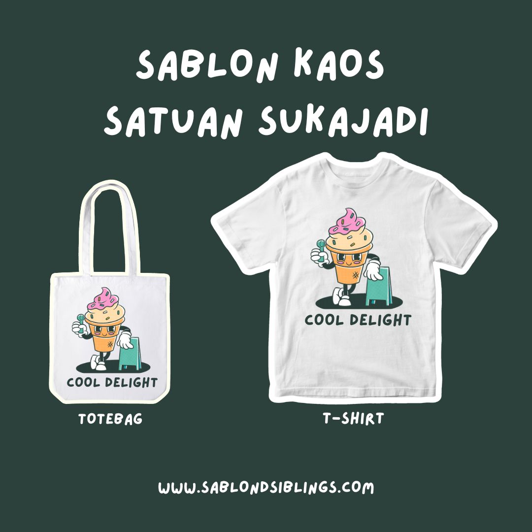 Sablon Kaos Satuan Sukajadi